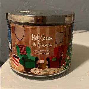Hot cocoa and cream candle!